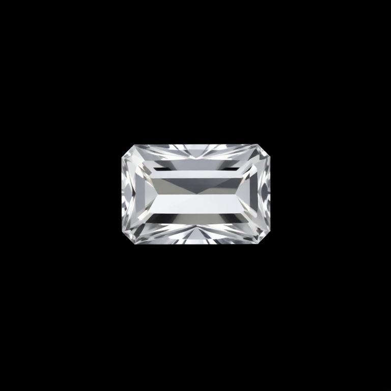 Radiant cut lab-grown diamond